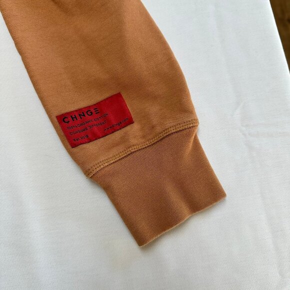 CHNGE Growth is a Process Hoodie Sweatshirt Size Large Organic Cotton Streetwear - Picture 6 of 10